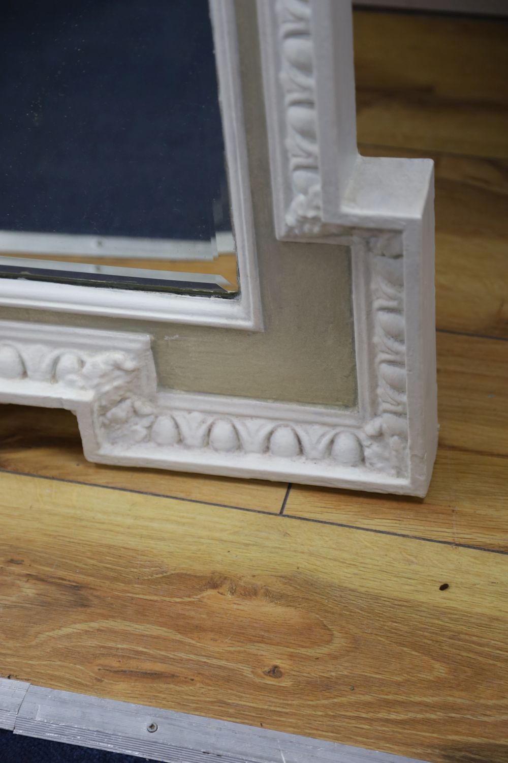 A William Kent style wall mirror, width 72cm height 120cm